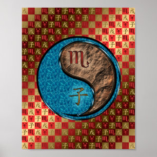 Scorpio & Earth Rat Poster