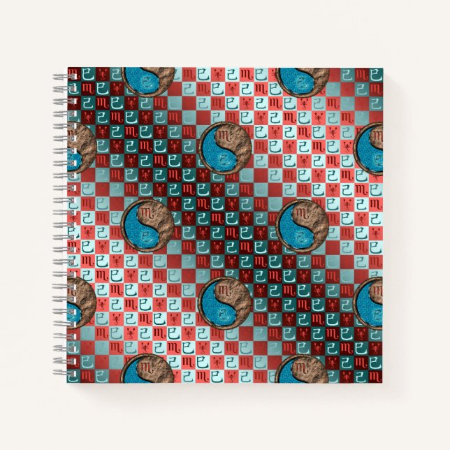 Scorpio & Earth Snake Notebook (Front)