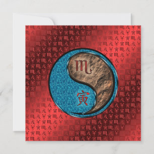 Scorpio & Earth Tiger Card