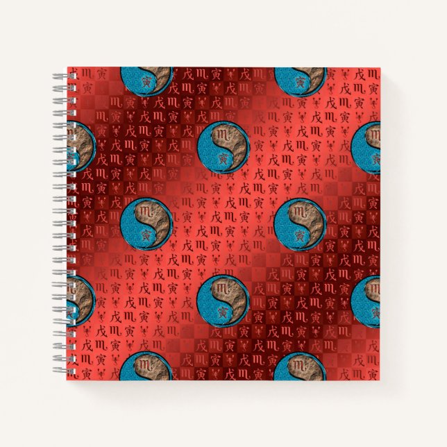 Scorpio & Earth Tiger Notebook (Front)