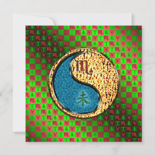 Scorpio & Fire Goat Card