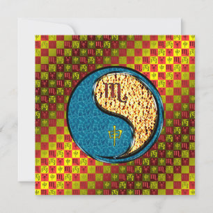 Scorpio & Fire Monkey Card