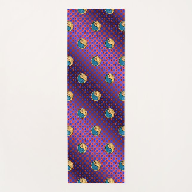 Scorpio & Fire Ox Yoga Mat (Front)