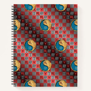 Scorpio & Fire Rabbit Notebook