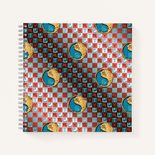Scorpio & Fire Snake Notebook (Front)