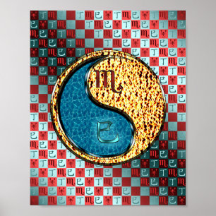 Scorpio & Fire Snake Poster