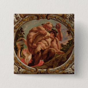 Scorpio, from the Signs of the Zodiac 2 Inch Square Button