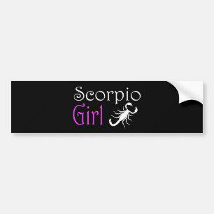 Scorpio girl bumper sticker
