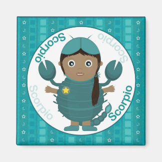 Scorpio Girl Character Magnet