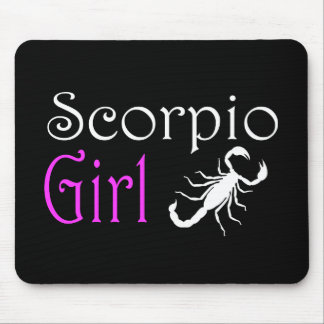 Scorpio girl mouse pad