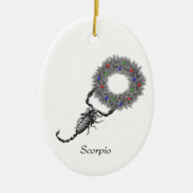 Scorpio Holiday Ornament