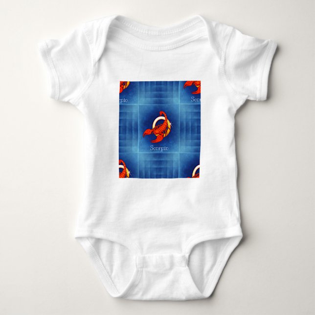 scorpio horoscope baby bodysuit (Front)