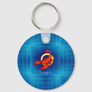scorpio horoscope keychain
