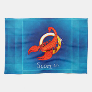 scorpio horoscope kitchen towel