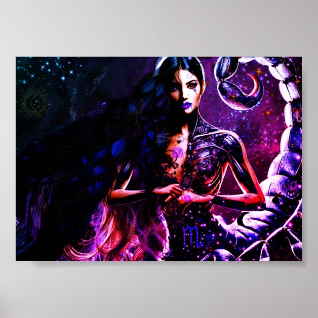 Scorpio Horoscope Mythical Creatures Poster (Front)