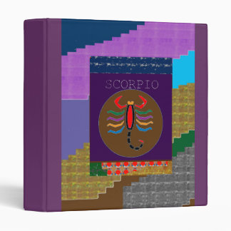 SCORPIO INSECT ARTISTIC WILD SOLID COLOR BINDER