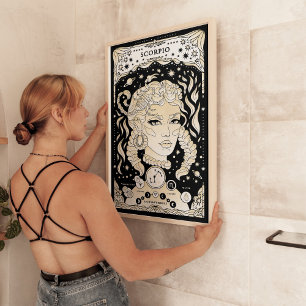 Scorpio Intense et Mystérieux - Poster d'Astrologi