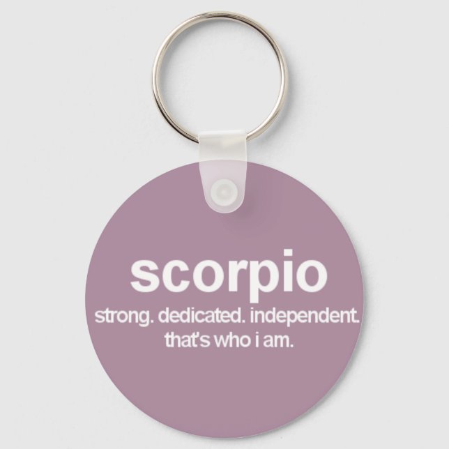 SCORPIO KEYCHAIN (Front)