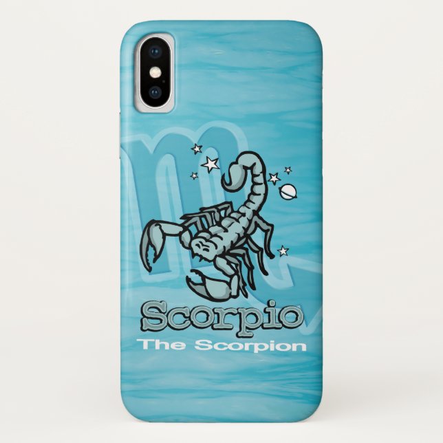Scorpio Le Scorpion panneau d'eau coque iphone (Dos)