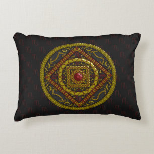 Scorpio Mandala Accent Coussin