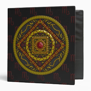 Scorpio Mandala Classeur