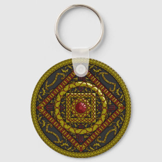 Scorpio Mandala Keychain