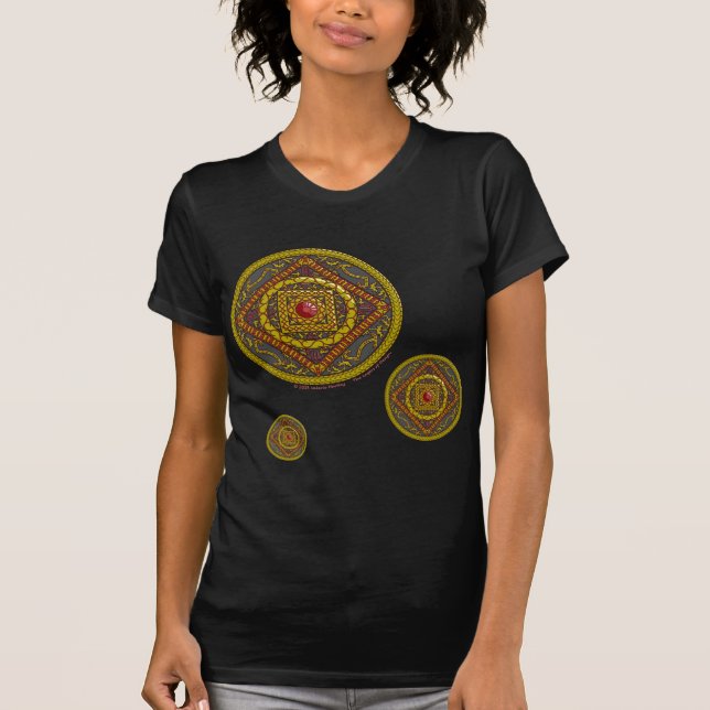 Scorpio Mandala Women's Dark Shirt (Front)