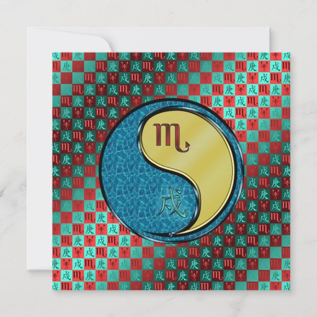 Scorpio & Metal Dog Card (Front)