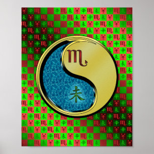 Scorpio & Metal Goat Poster
