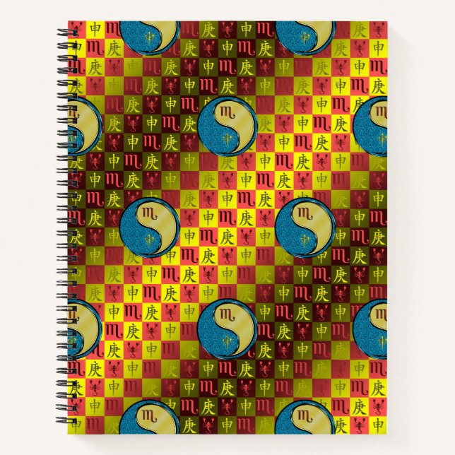 Scorpio & Metal Monkey Notebook (Front)