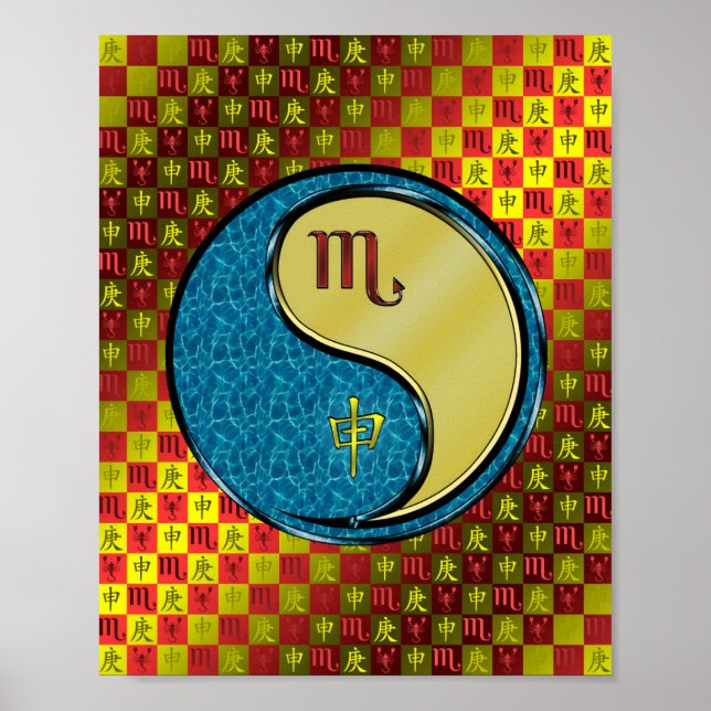 Scorpio & Metal Monkey Poster (Front)