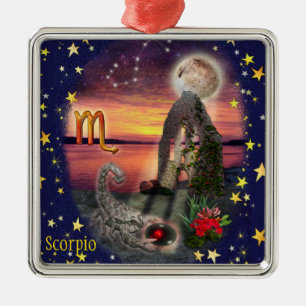 Scorpio Metal Ornament