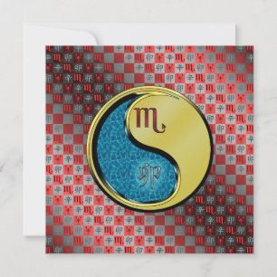 Scorpio & Metal Rabbit Card