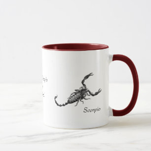 Scorpio Mug with Saying