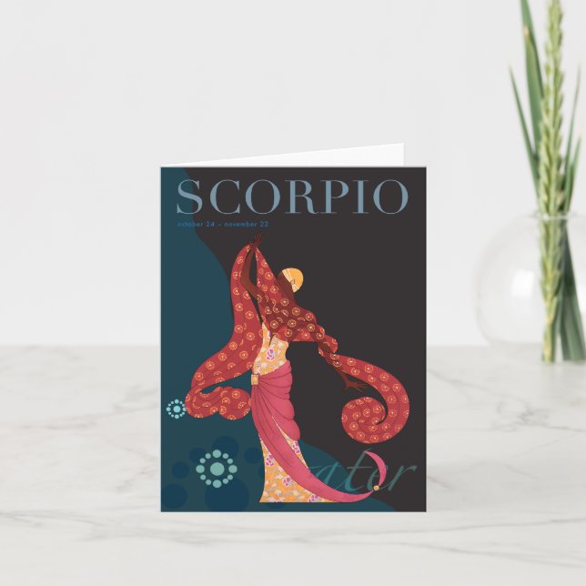 Scorpio Note Card (Front)