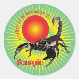 Scorpio October 24 à novembre 22 Autocollants