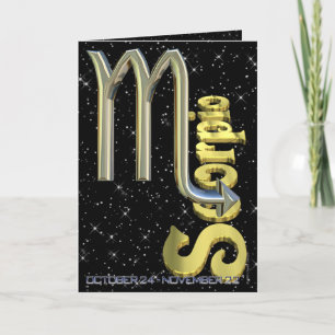 Scorpio - October 24 to November 22 Card