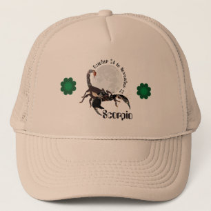 Scorpio October 24 to November 22 Hat