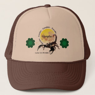 Scorpio October 24 to November 22 Hat