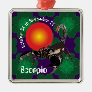 Scorpio October 24 to November 22 Ornament