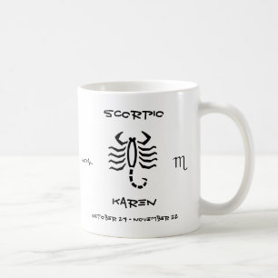 Scorpio Personalized Coffee Mug