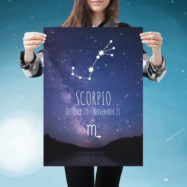 Scorpio | Personalized Zodiac Constellation Poster (Creator Uploaded)