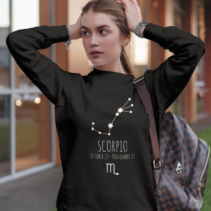 Scorpio   Personalized Zodiac Constellation Sweatshirt