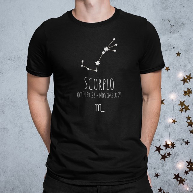 Scorpio | Personalized Zodiac Constellation T-Shirt (Creator Uploaded)