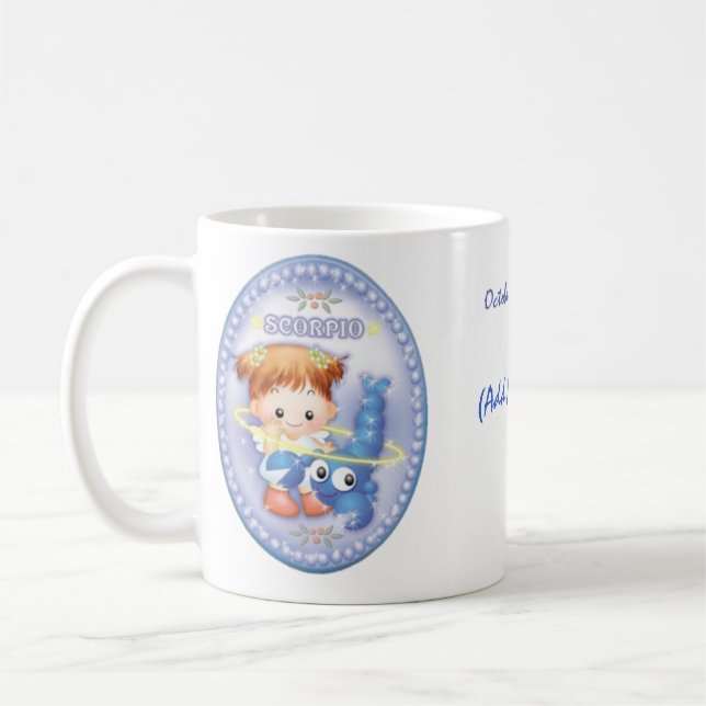 Scorpio - Personalized Zodiac Mug (Left)