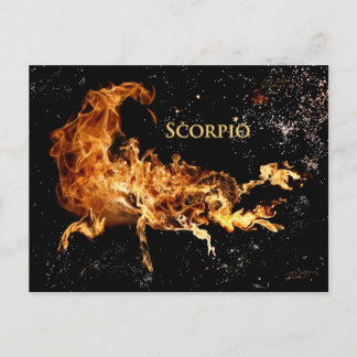 Scorpio Post Card - Zodiac Symbols