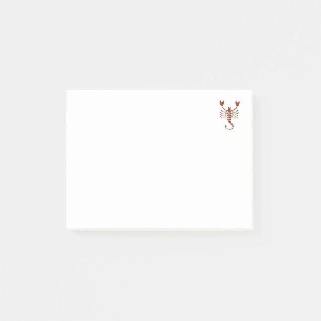 Scorpio Post-it Notes (Front)