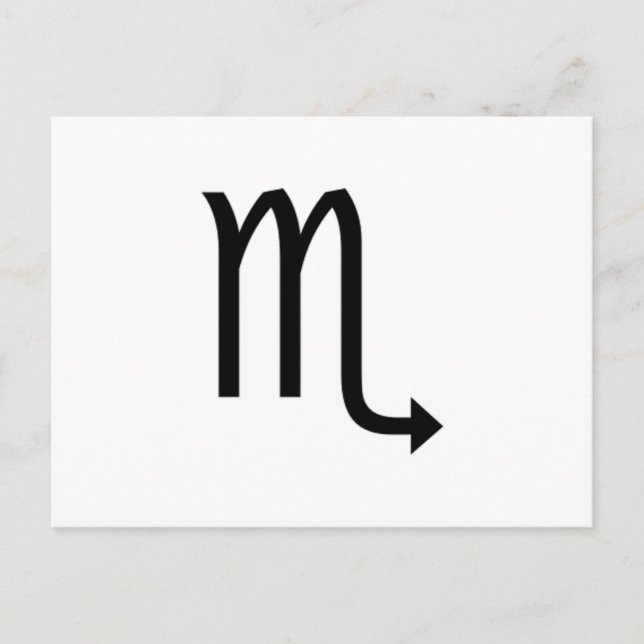 Scorpio Postcard (Front)