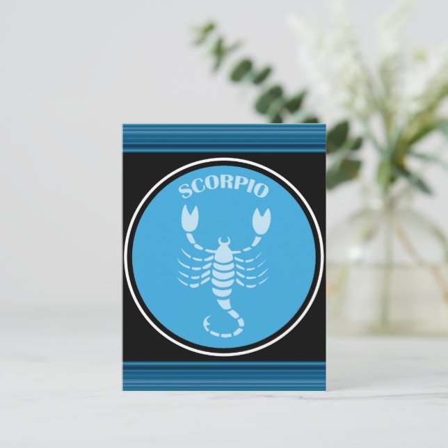 Scorpio Postcard (Standing Front)