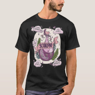 Scorpio Potion With Ingredients Magical Astrol T-Shirt